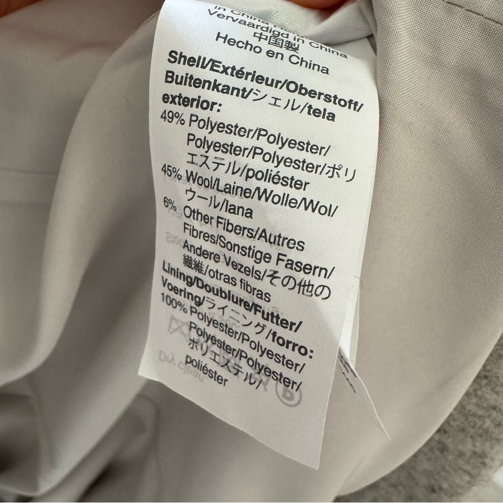 ☀️NEW☀️J. Crew Light Gray City Coat - Picture 10 of 13